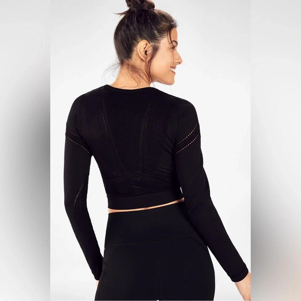 Fabletics Jaymee Mesh Long-Sleeve Top​